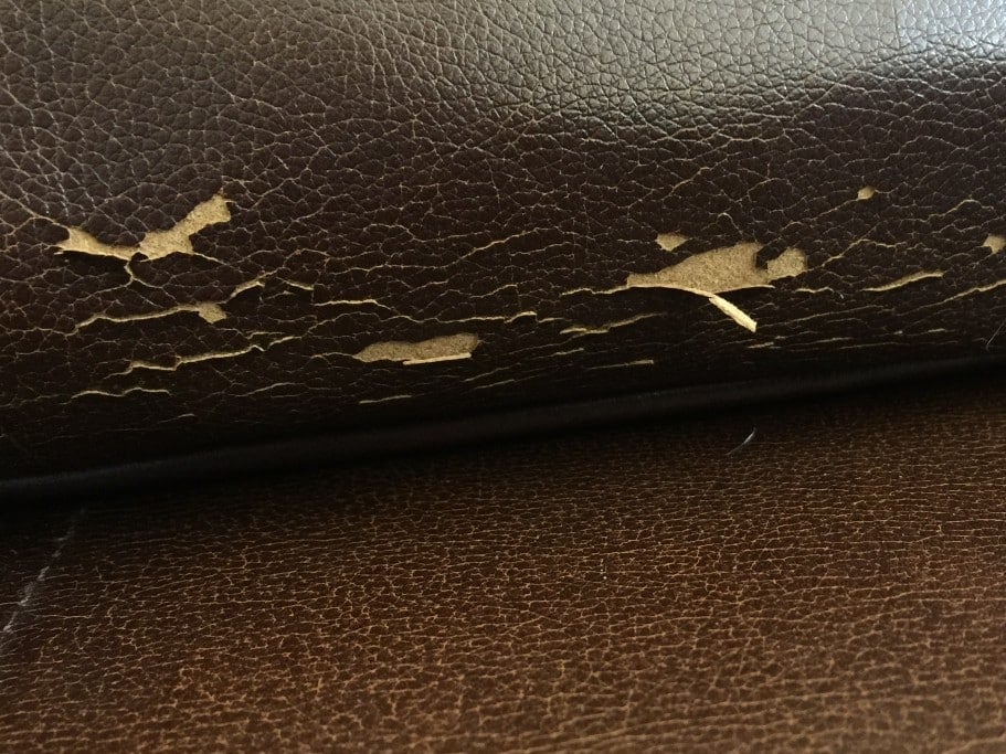 Can a leather worker repair this hole to a point that it doesn't