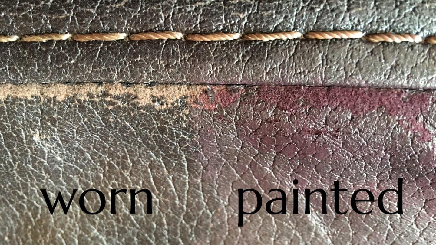 Restore Faux Leather That Has Worn Down to Microfiber Fabric