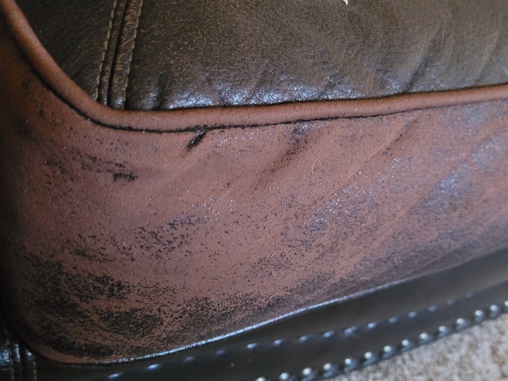 How to Upcycle Peeling Faux Leather 