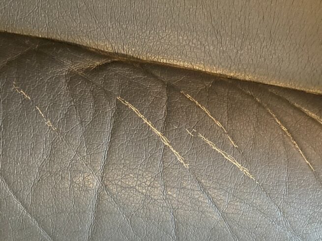 Deeper lines or creases receive more stress.