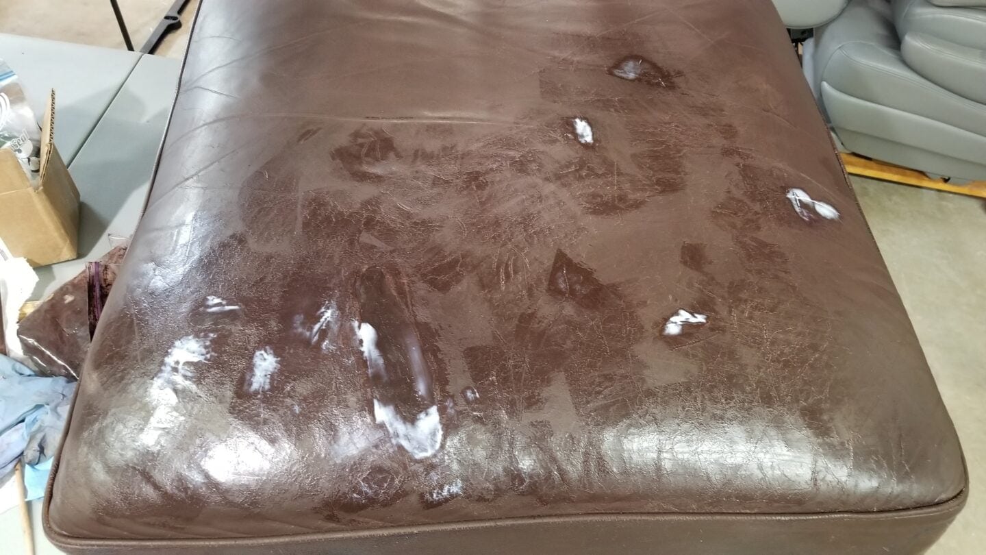 Leather Filler & Vinyl Repair Putty for Fixing Holes & Cracks