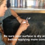 Thumbnail for video that demonstrates how to repair leather or vinyl with an air-dry flexible filler putty