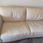 Picture of leather couch after repair and restoration with Rub n Restore custom color