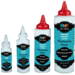 Graphic showing four size options of Moisturizer Cream in 2 oz, 4 oz, 8 oz, 16 oz bottles