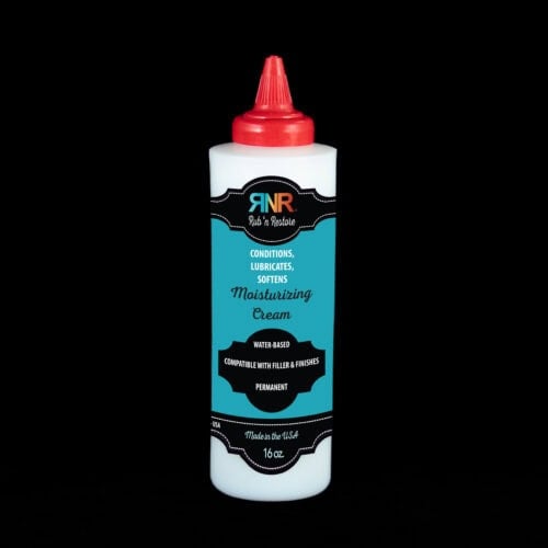 Picture of Rub 'n Restore® Moisturizing Cream for conditioning worn, absorbent leather prior to repairing and refinishing