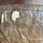 Large holes Ralph Lauren sofa