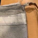 Picture of Italian leather bag before restoration