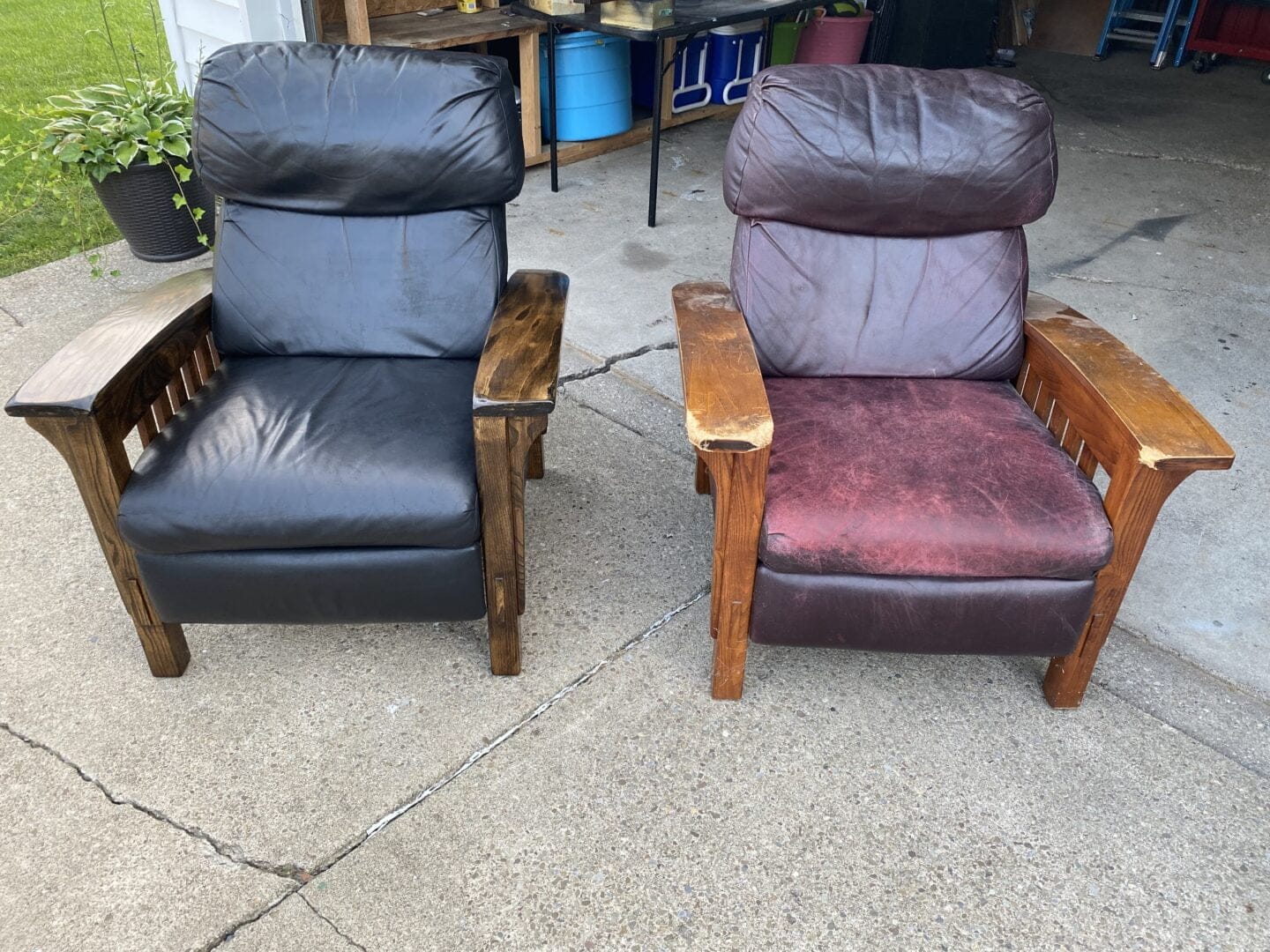 Black Leather Car Seat Paint & Vinyl Car Seat Dye Restore & Refinish