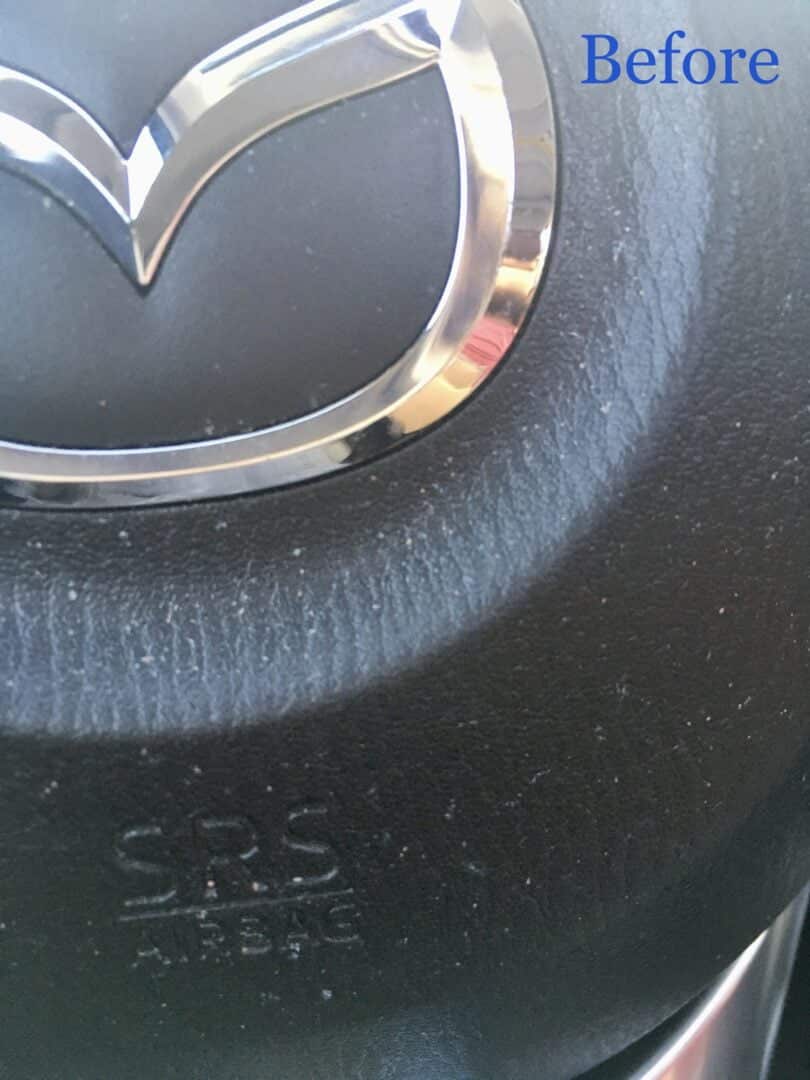 Black Leather Car Seat Paint & Vinyl Car Seat Dye Restore & Refinish