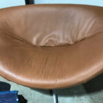 aniline chair after customized leather color by Rub n Restore