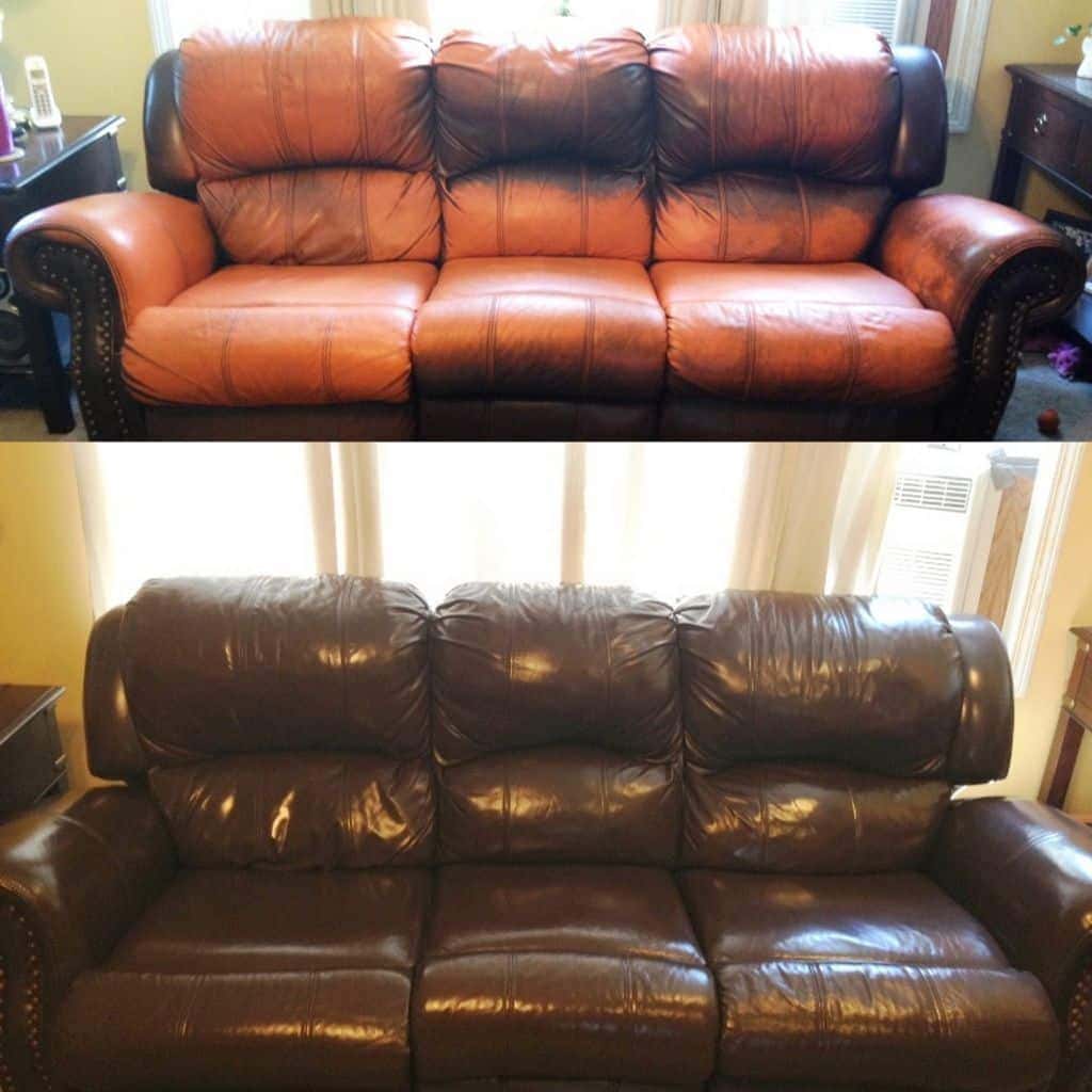 Espresso Dark Brown Vinyl & Leather Furniture Dye & Finish