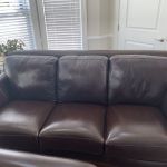 Picture of leather couch like new after Rub n Restore