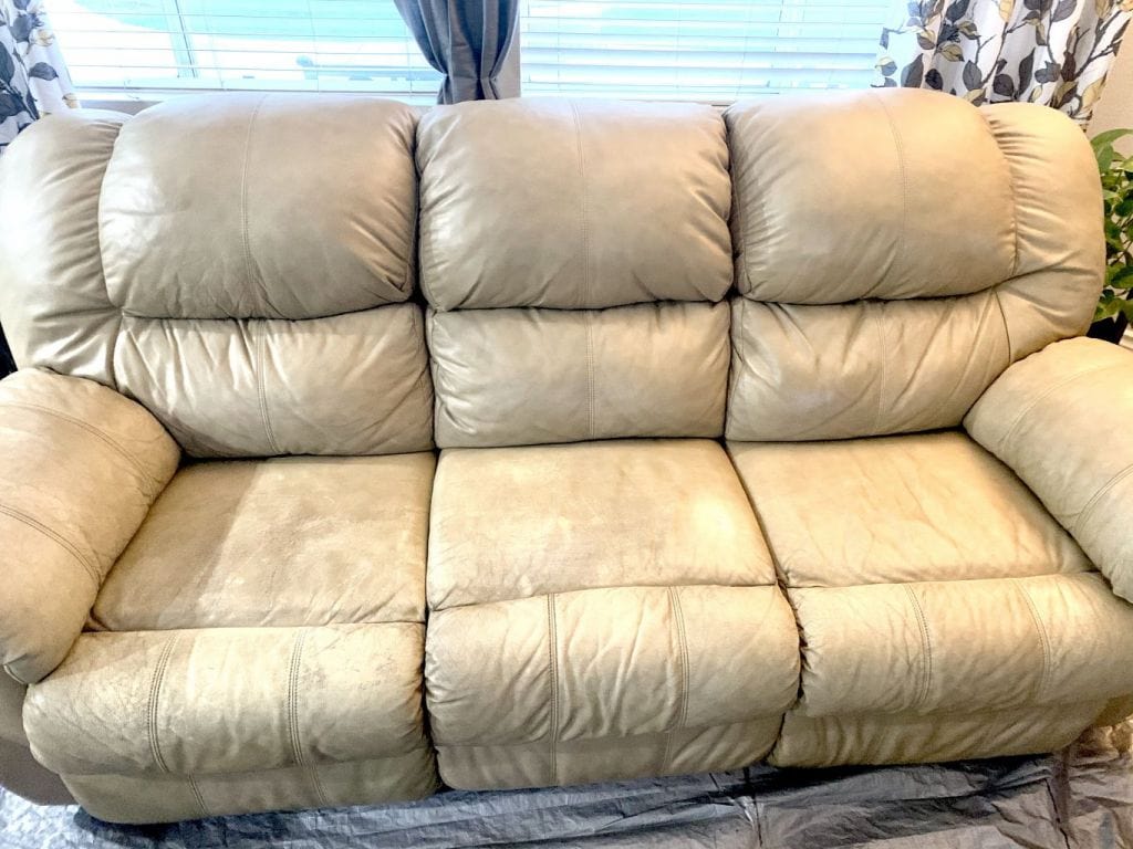 Beige Colored Finish to Restore & Condition Vinyl & Leather Upholstery