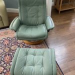 Picture of stressless chair and ottoman restored with Rub n Restore