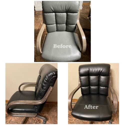 Black Vinyl & Leather Finish photo review