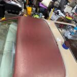 Wine Vinyl & Leather Finish photo review