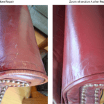 Wine Vinyl & Leather Finish photo review