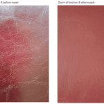 Wine Vinyl & Leather Finish photo review
