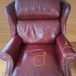 Wine Vinyl & Leather Finish photo review