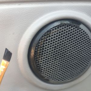 Restoring a car speaker housing