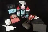 vinyl-leather-restoration-product-line-sm Photo of vinyl repair kit and leather restoration products